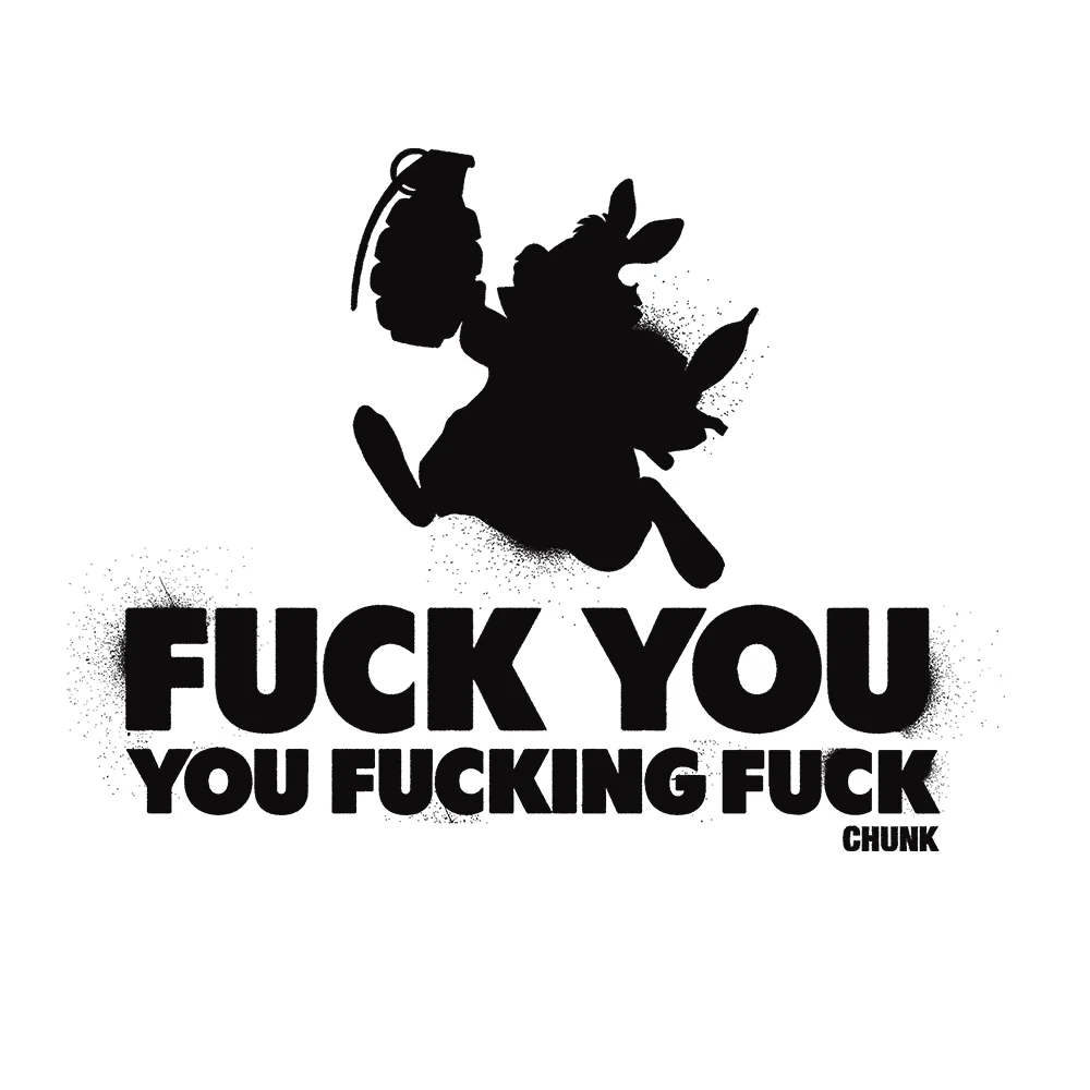 Fuck You White T-Shirt - Image 3