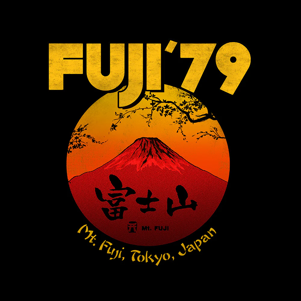 FUJI 79 Black T-Shirt - Image 3