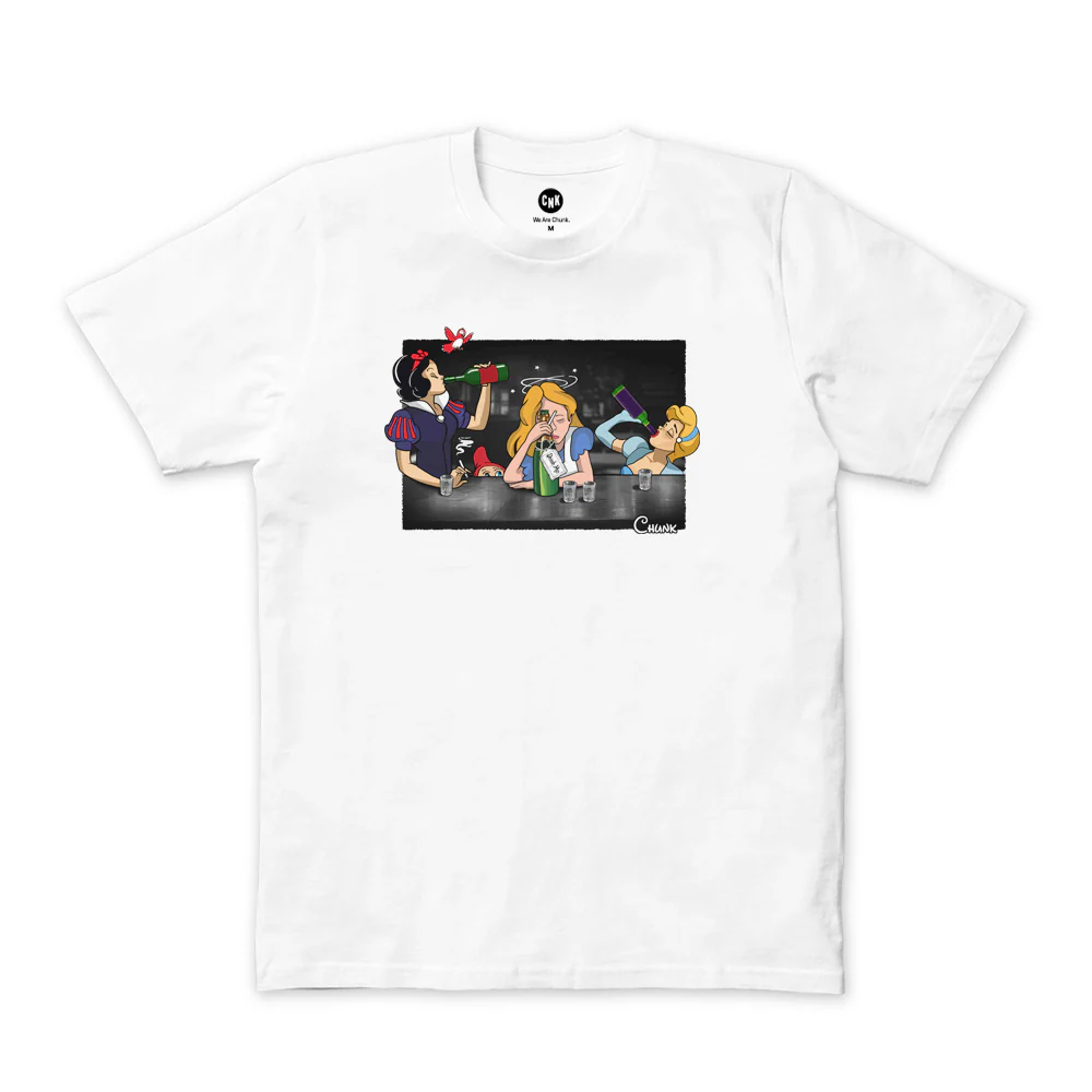 Girls night out white T-shirt