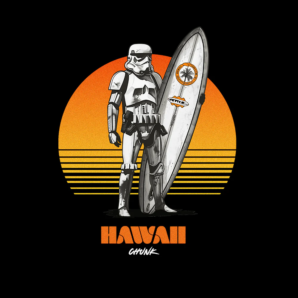 Hawaii Surfer Hoodie - Image 3