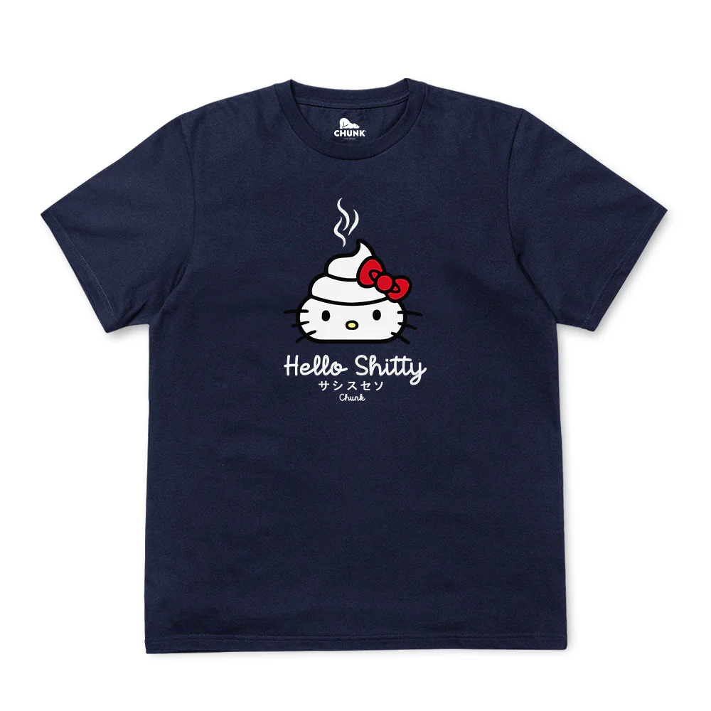 Hello Shitty Navy T-Shirt