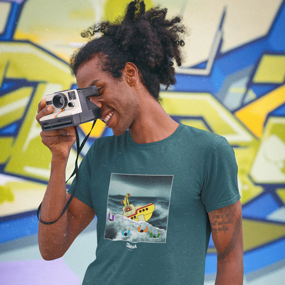 Help! Blue Dusk T-Shirt - Image 2