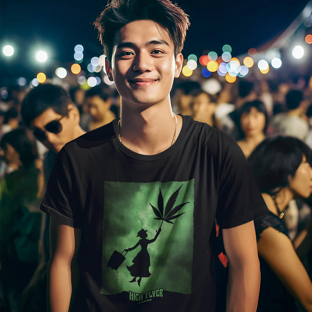 High Flyer Black T-Shirt - Image 2