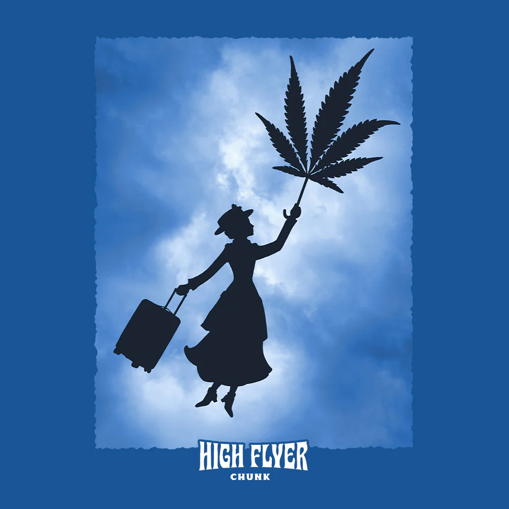 High Flyer Bright Blue T-Shirt - Image 3
