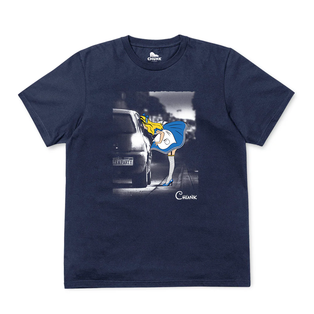 Hollywood Strip Navy T-Shirt