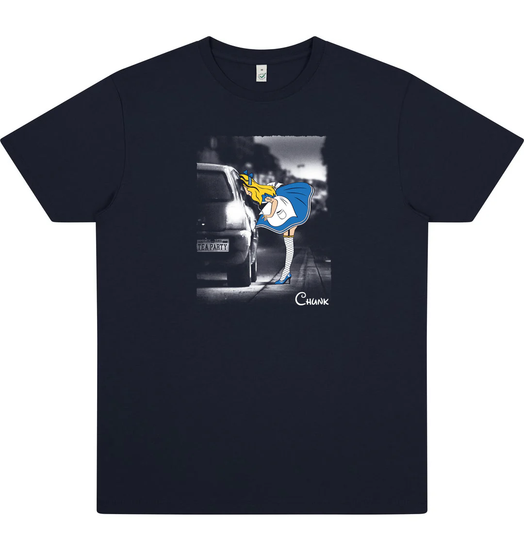 Hollywood Strip Navy T-Shirt - Image 3