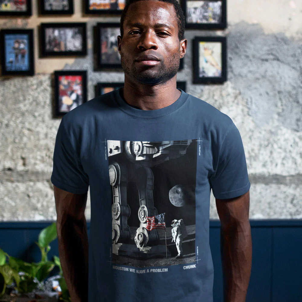 Houston Faded Denim T-Shirt - Image 2