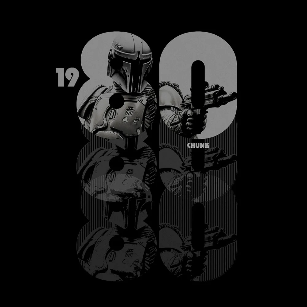 Hunter 80 Black T-Shirt - Image 3