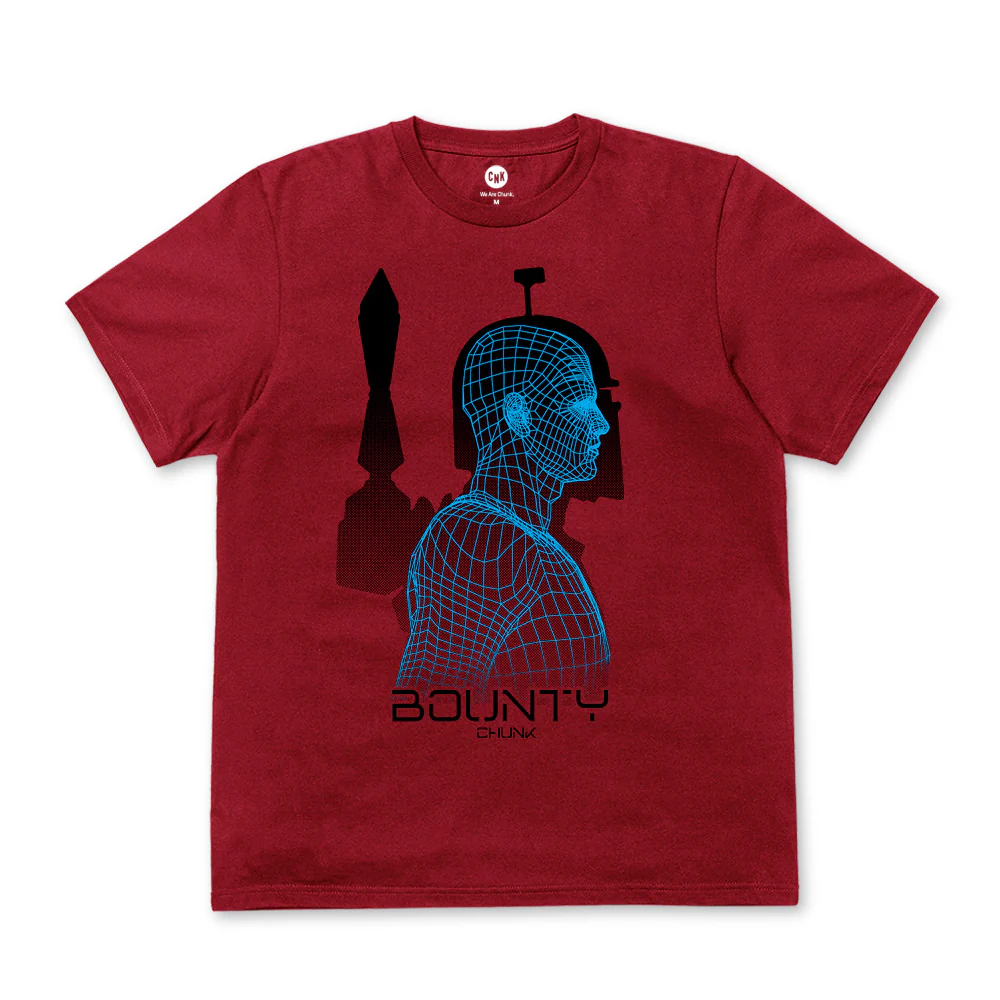 Hunter Silhouette Dark Red T-Shirt