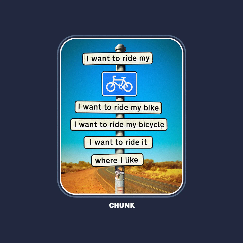 I Want To Ride My Bicycle Navy T-Shirt - Image 2