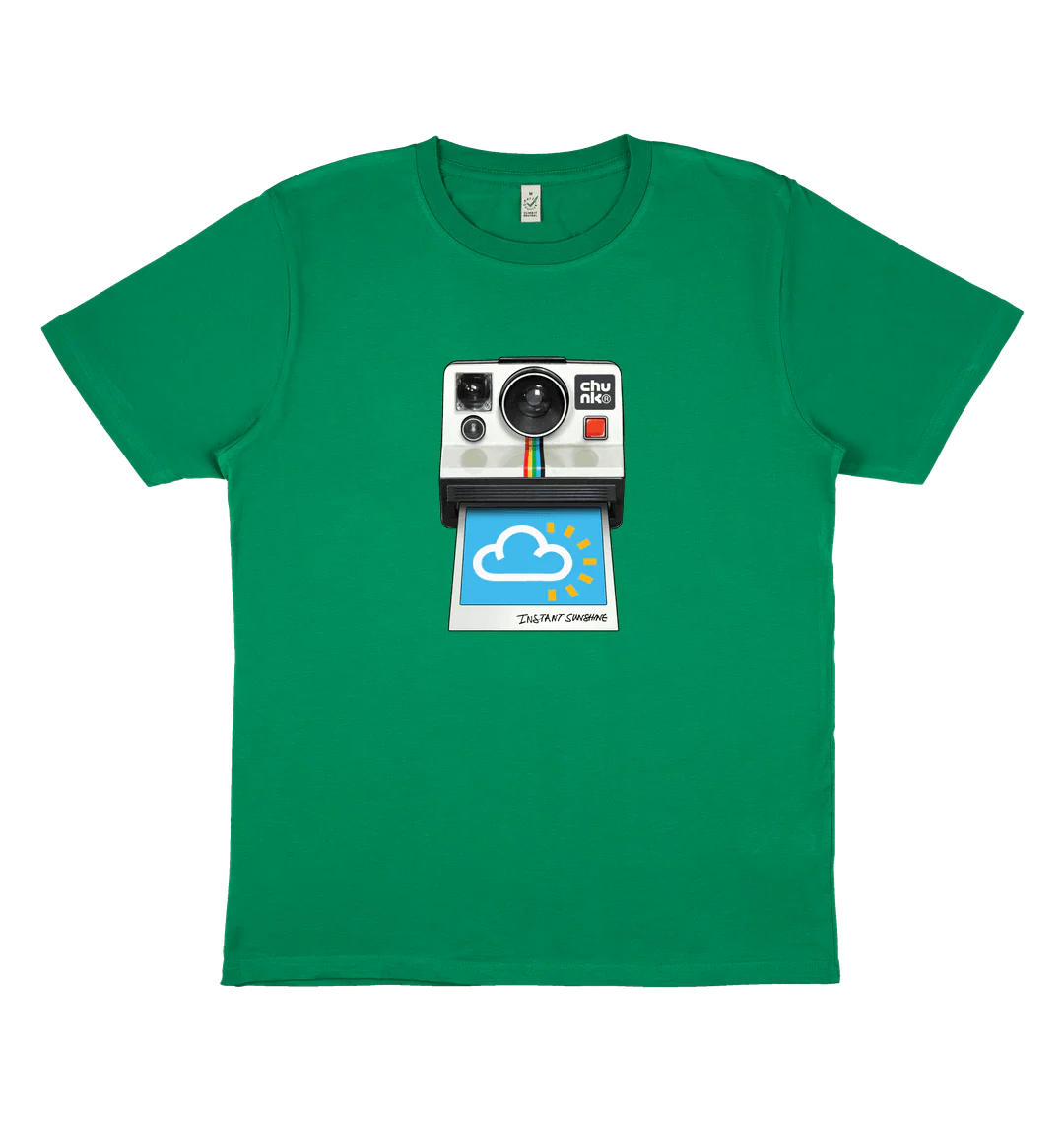 Instant Sunshine Kelly Green T-Shirt - Image 3