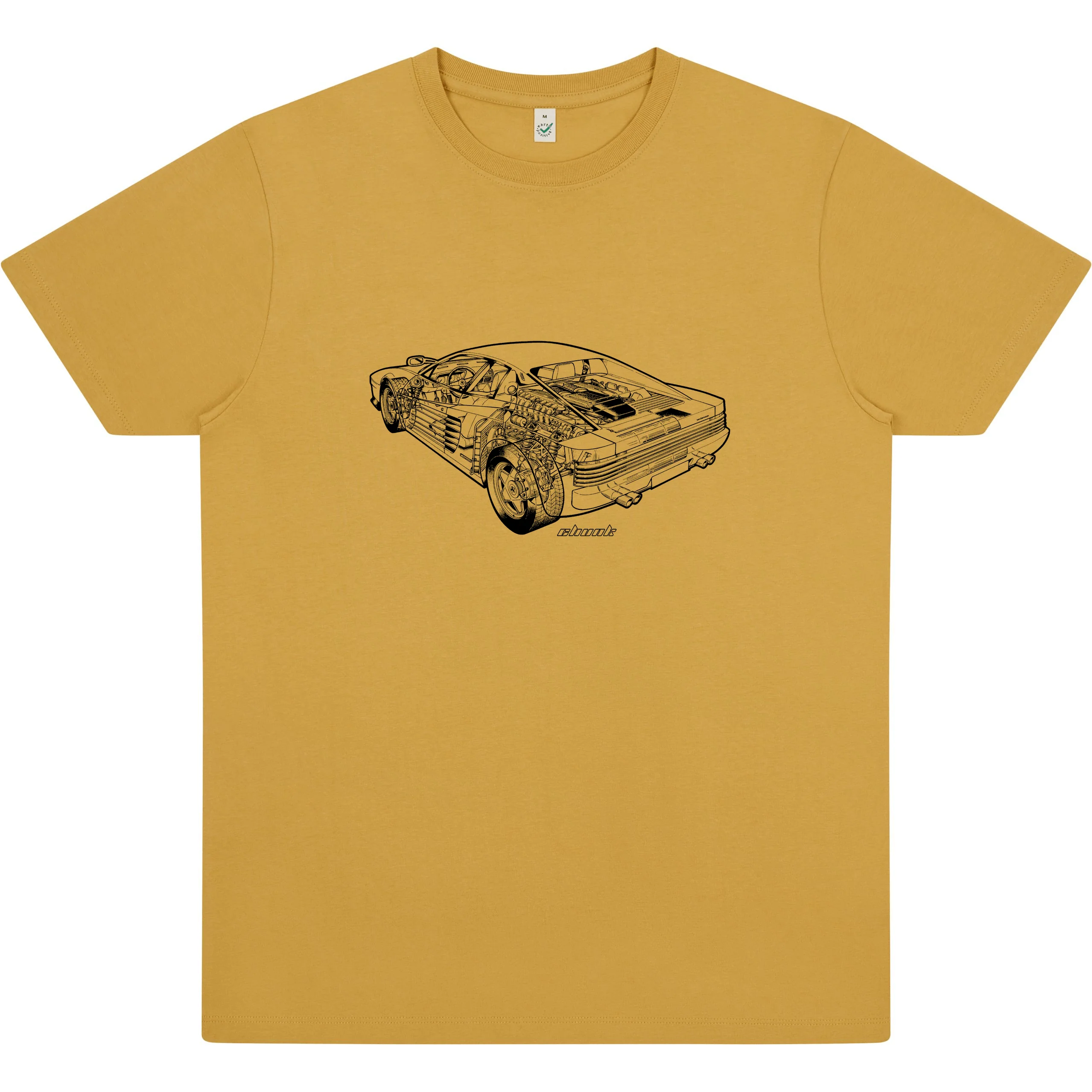 Italian Stallion Faded Mustard T-Shirt - Image 3