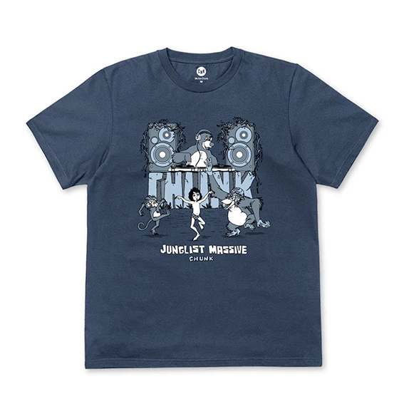 Jungle Massive Faded Denim T-Shirt