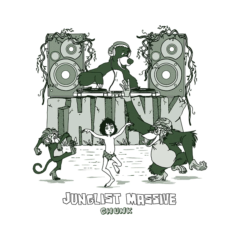 Jungle Massive White T-Shirt - Image 3