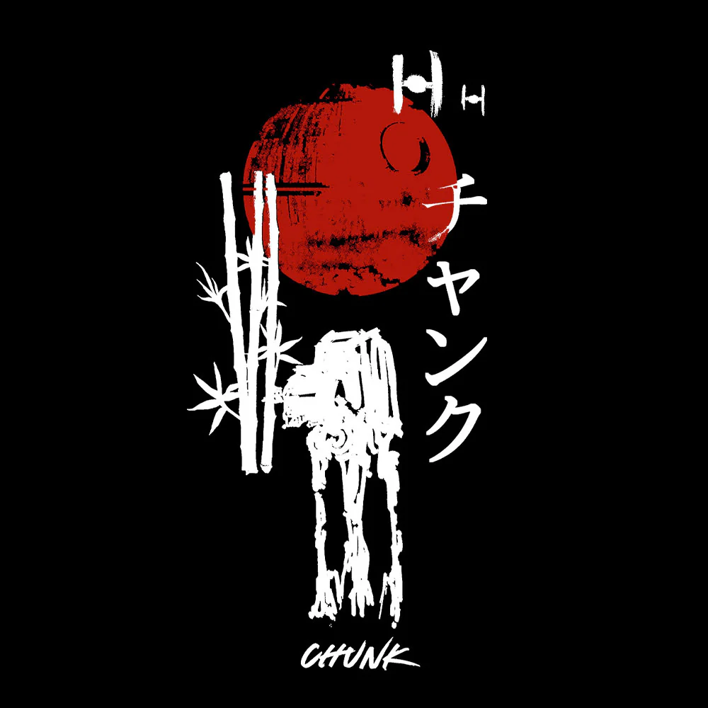 Kanji Star Black T-Shirt - Image 3