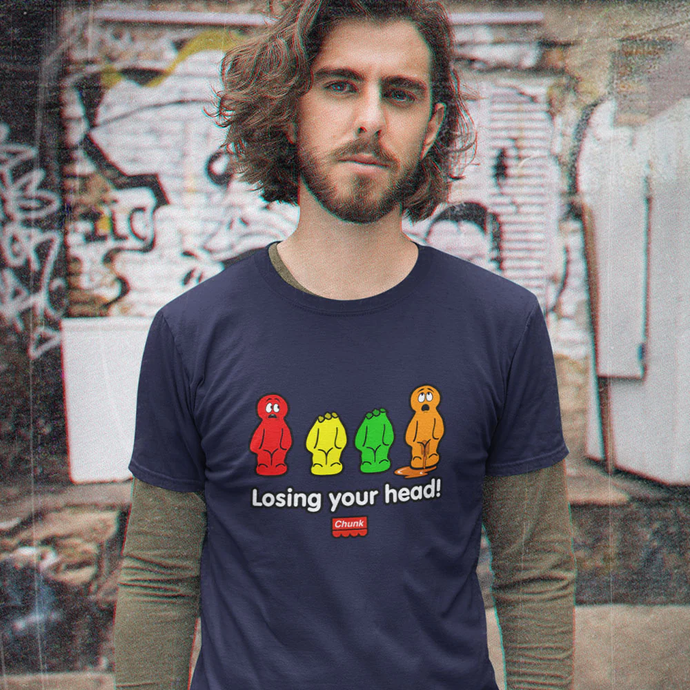 Losing Your Head French Navy T-Shirt - Image 2