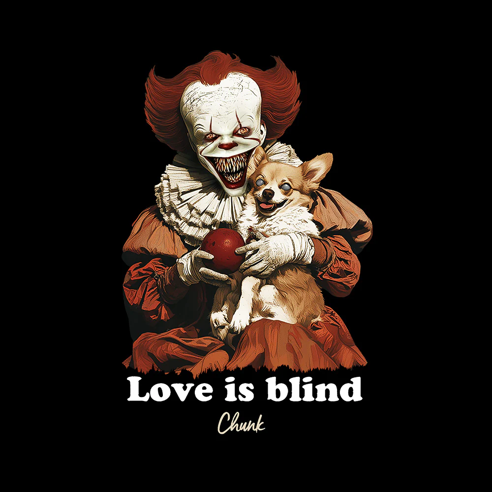 Love is Blind Black T-Shirt - Image 2