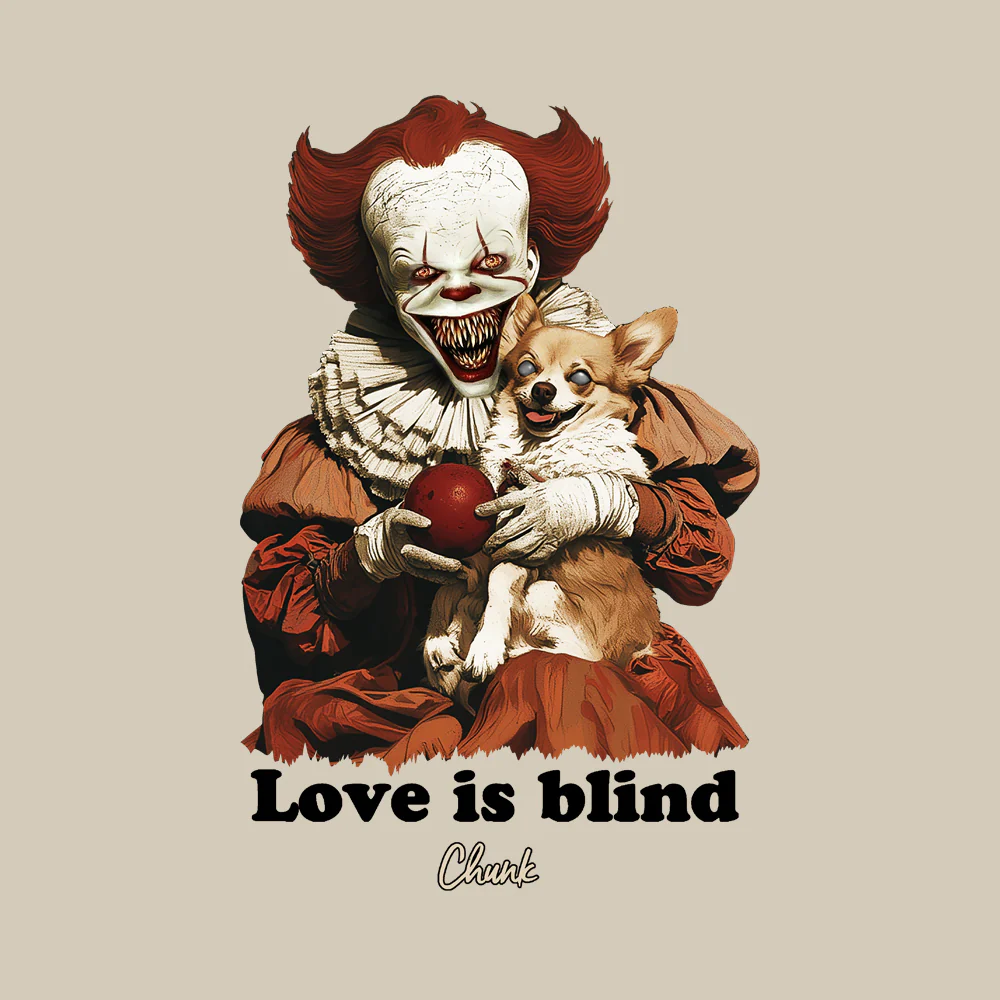 Love is Blind Light Beige T-Shirt - Image 2
