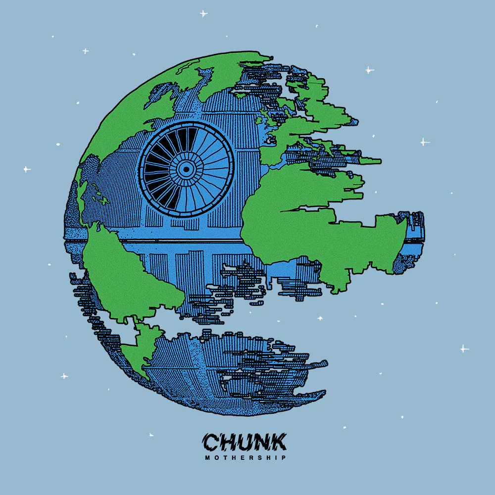 Mothership Light Blue T-Shirt - Image 2