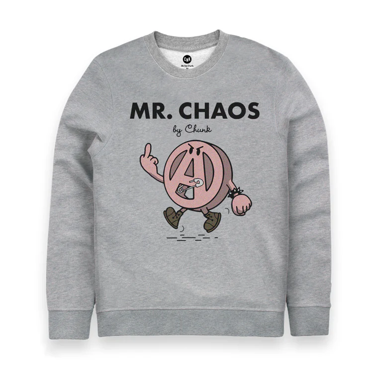 Mr. Chaos Grey Marl Sweatshirt