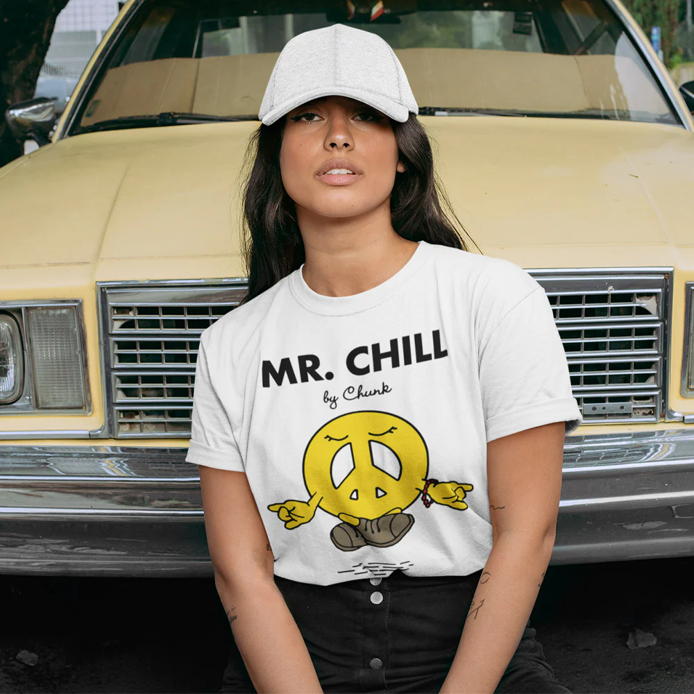 Mr. Chill White T-Shirt - Image 2