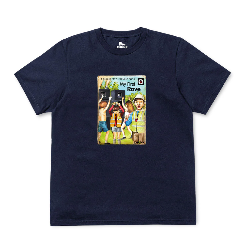 My First Rave French Navy T-Shirt