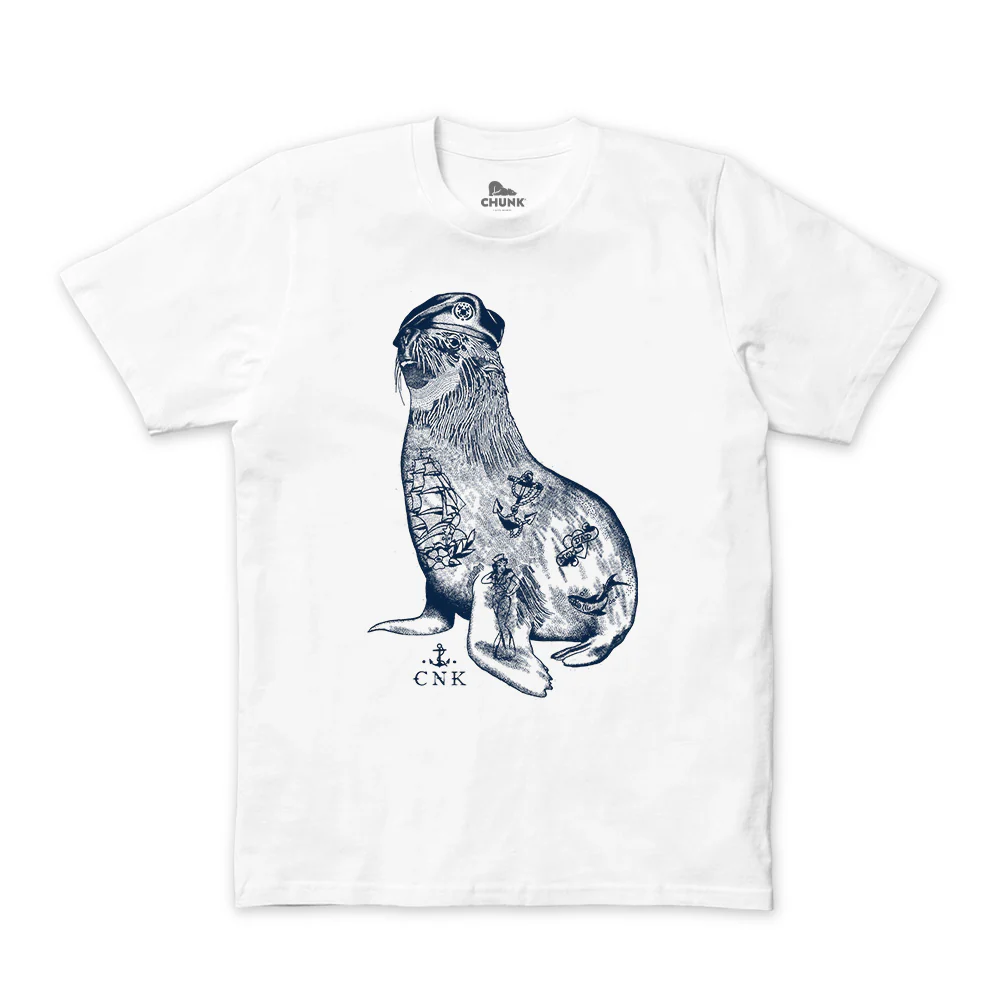 Navy Seal White T-Shirt