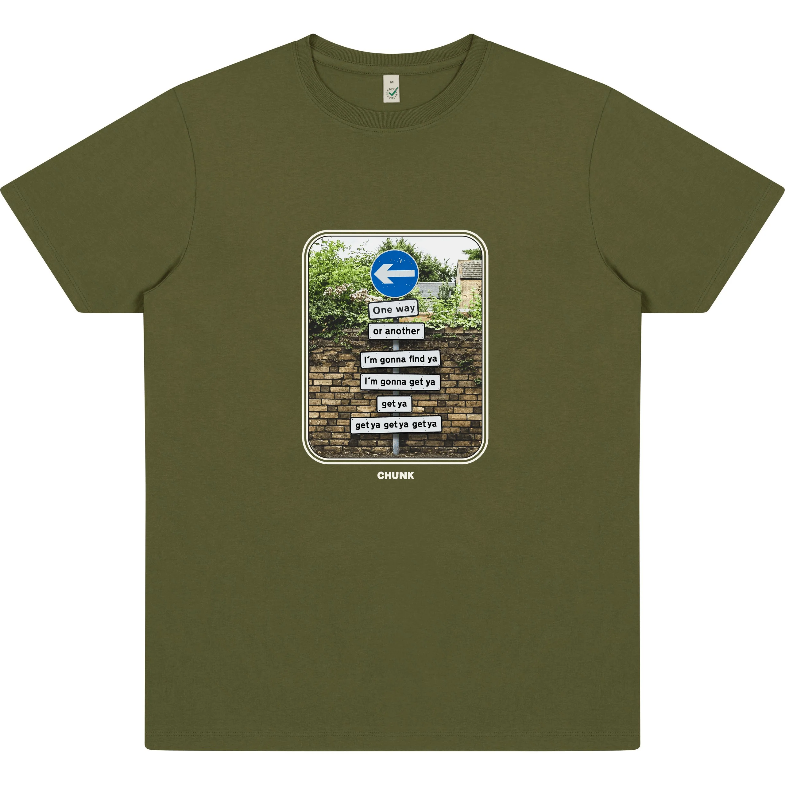 One Way Forest Green T-Shirt - Image 3