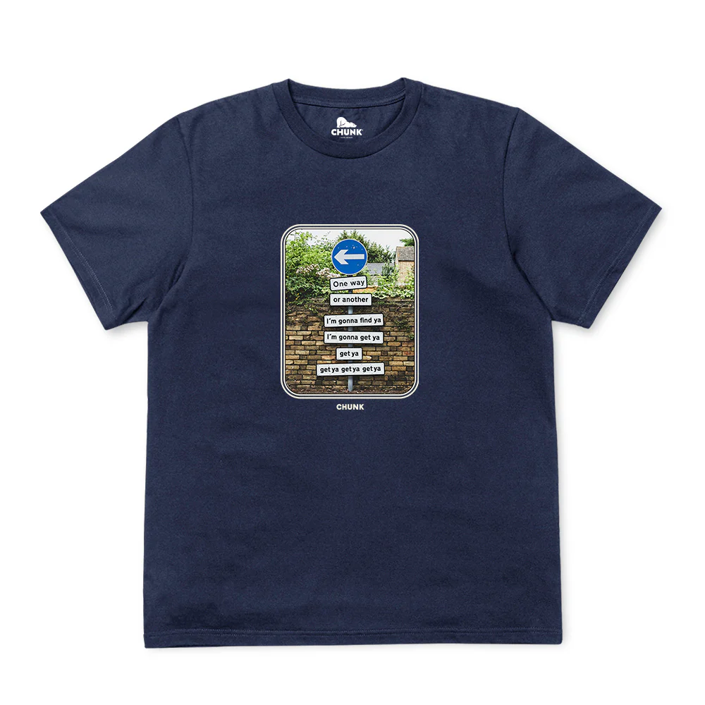 One Way Navy T-Shirt