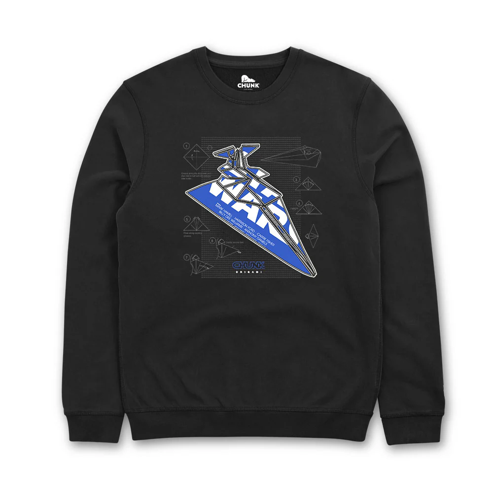 Origami Empire Faded Black Sweatshirt