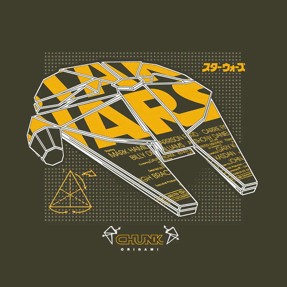 Origami Millennium Khaki T-Shirt - Image 3