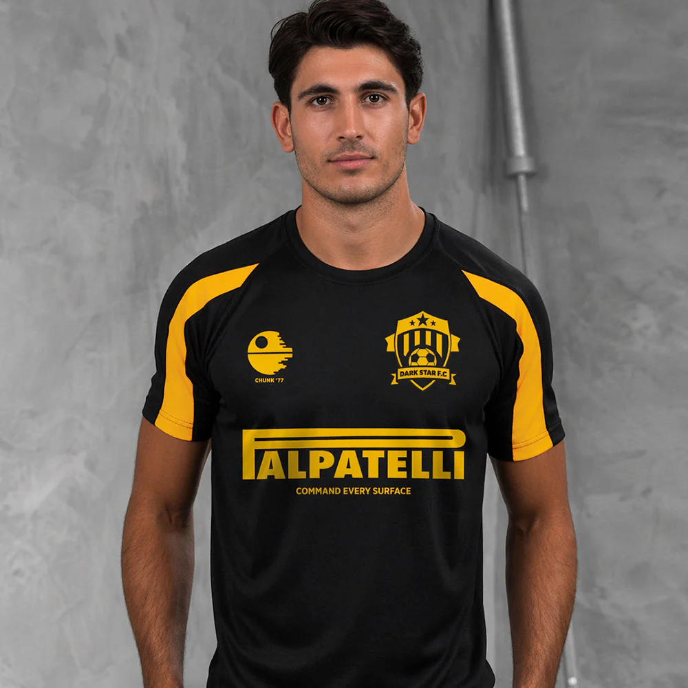 Palpatelli Black Football Tee - Image 3