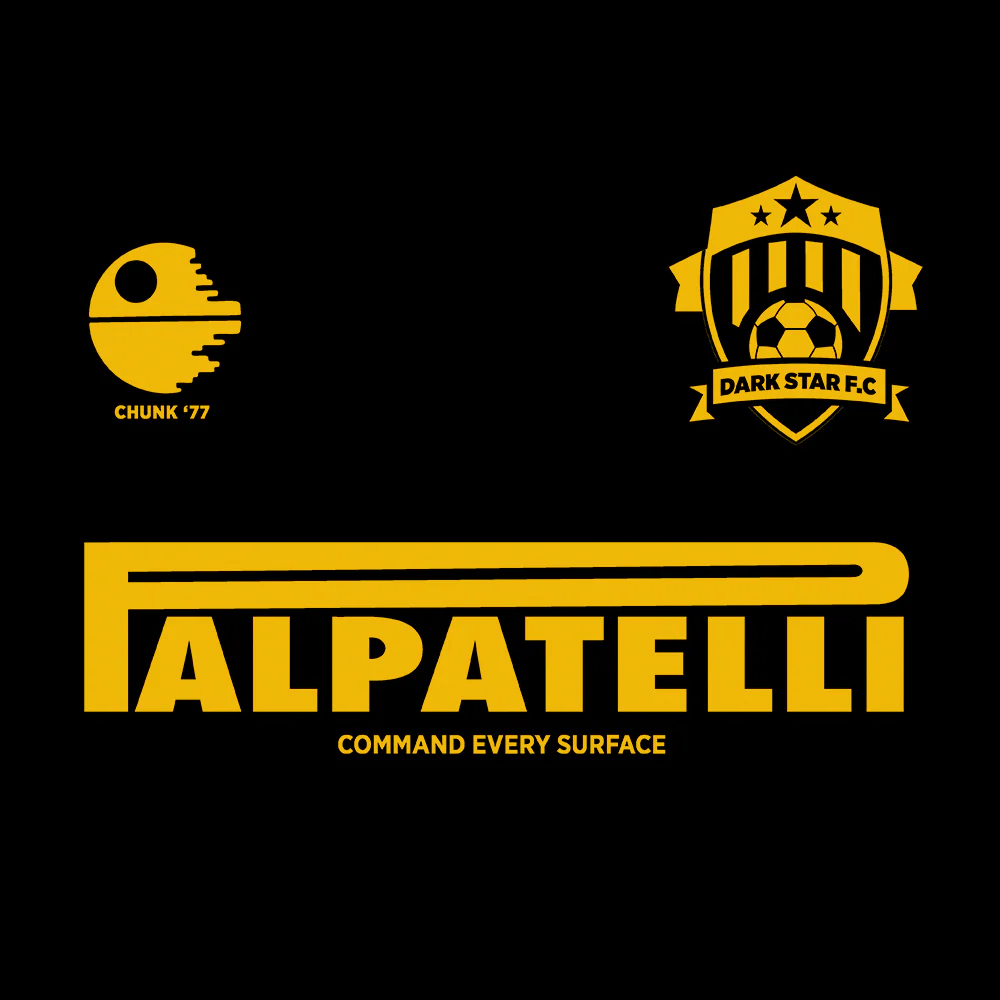 Palpatelli Black Football Tee - Image 4