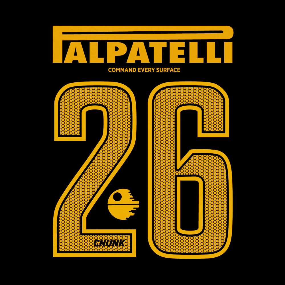 Palpatelli Black Football Tee - Image 5