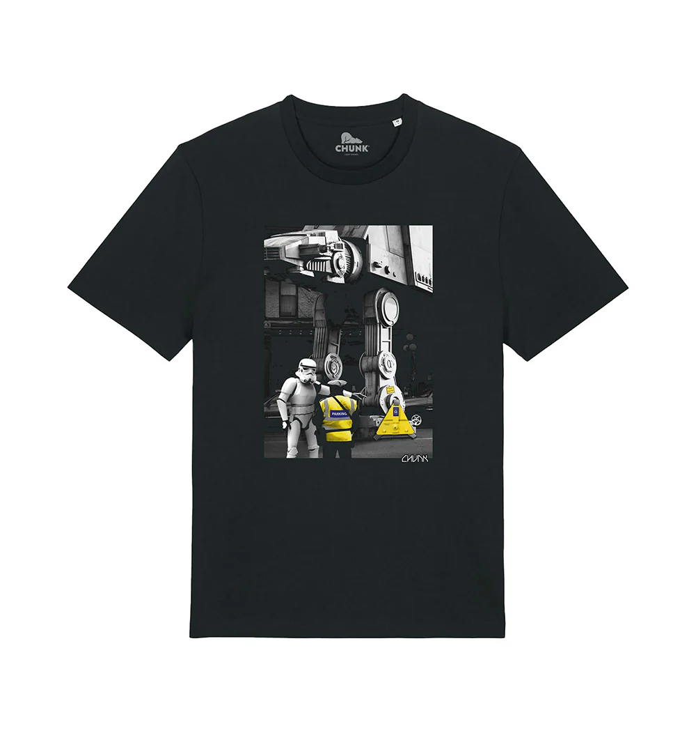 Parking Ticket Black T-Shirt Plus