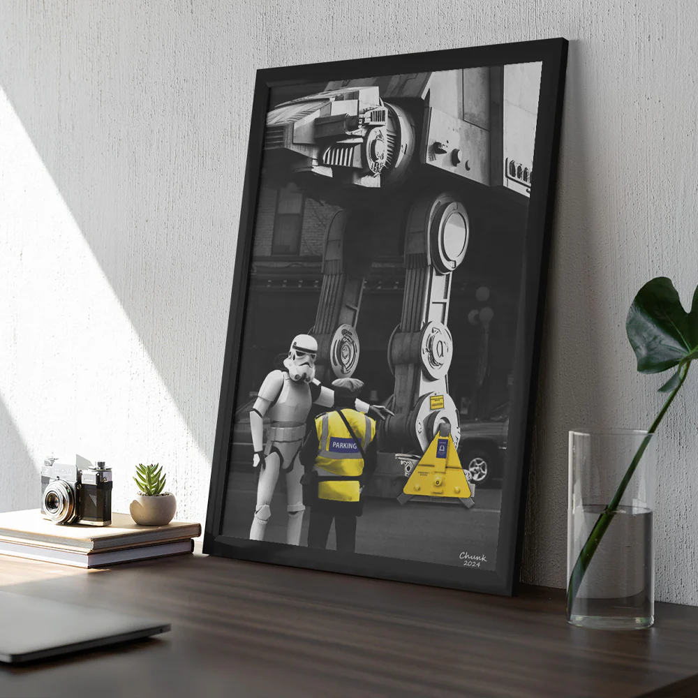 Parking Ticket Framed Print