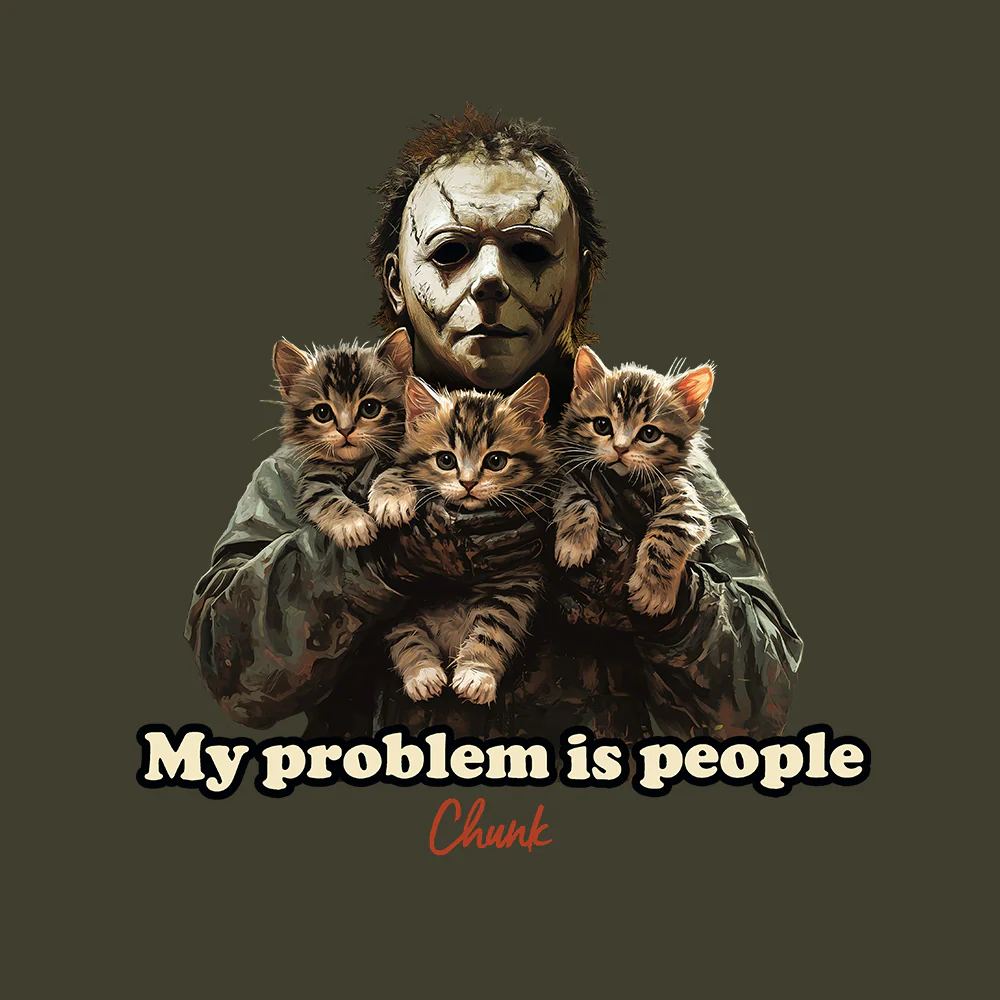 People Problem Khaki T-Shirt - Image 2