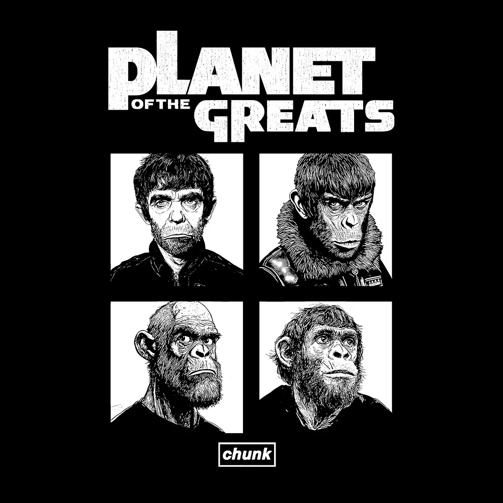 Planet Of the Greats Black Sweatshirt - Image 2