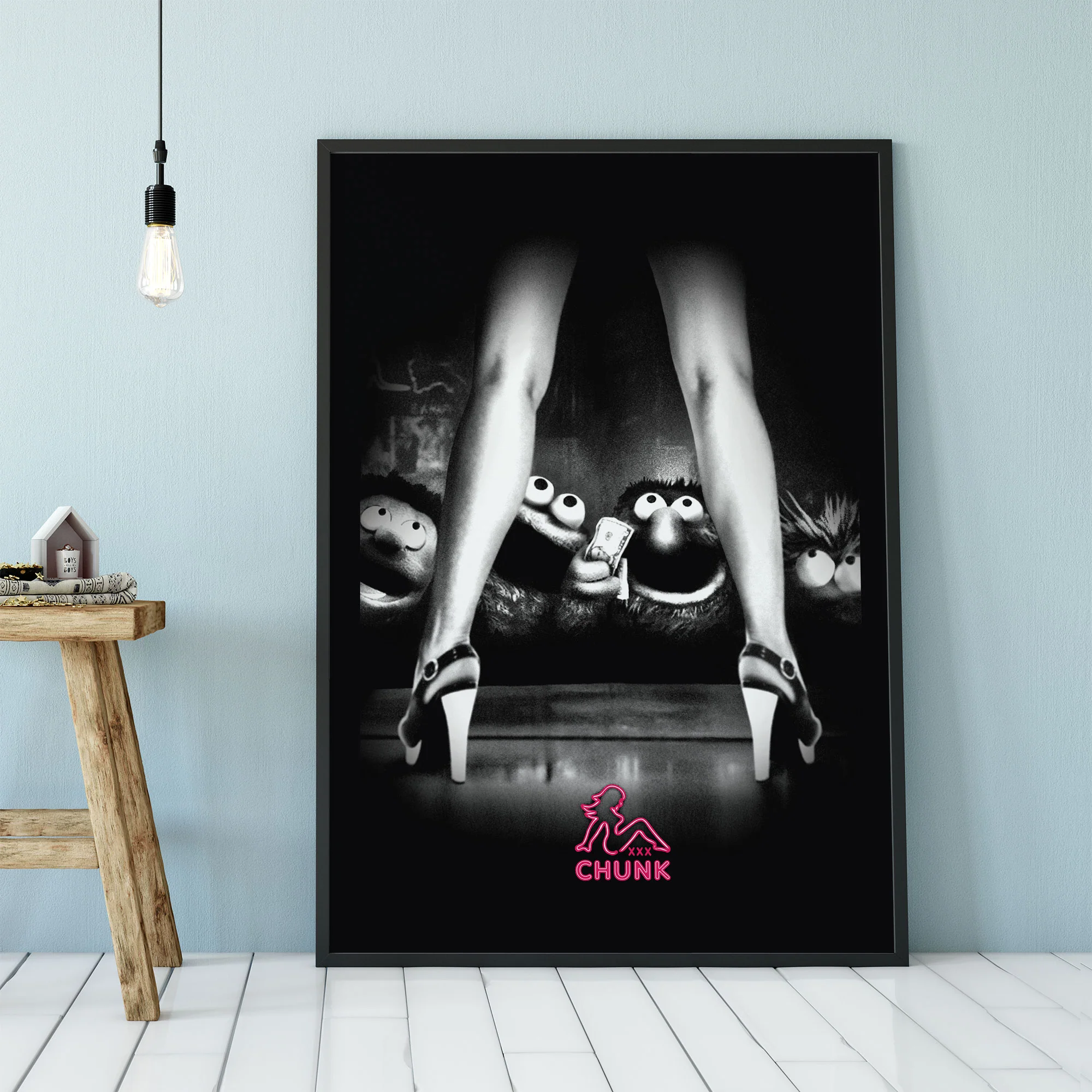 Pole Dancer Framed Print