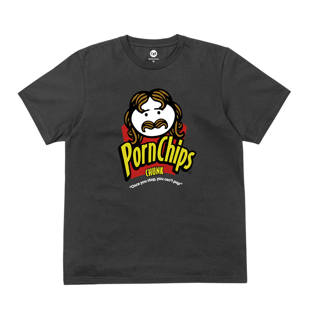 Porn Chips Dark Grey T-Shirt