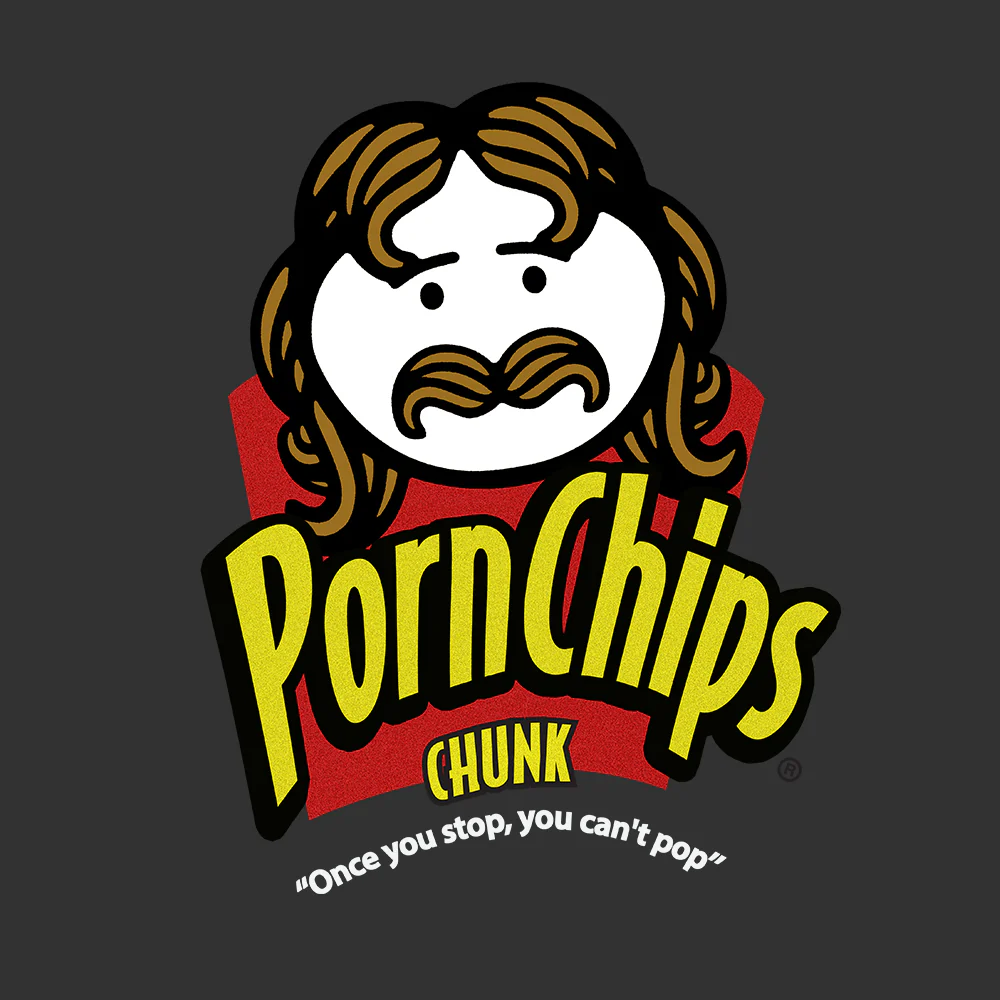 Porn Chips Dark Grey T-Shirt - Image 3