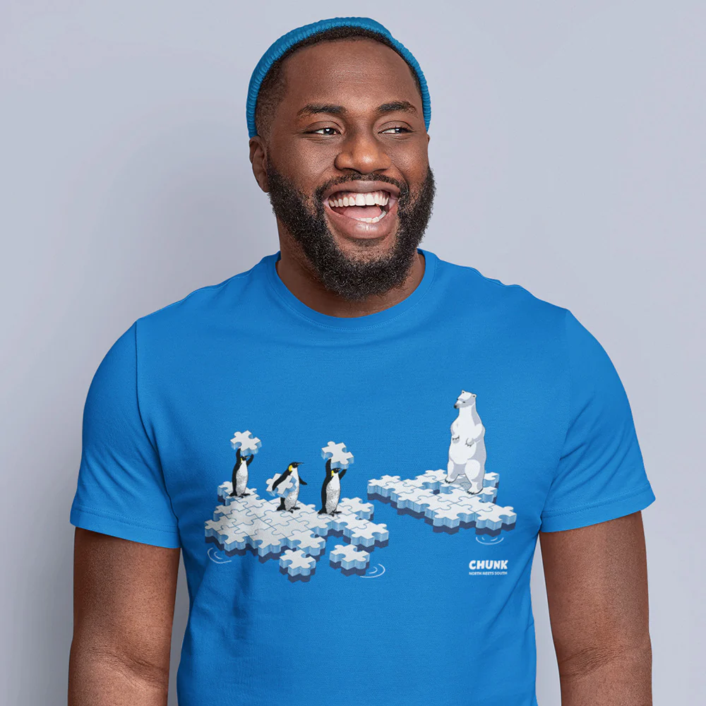 Problem Solving Bright Blue T-Shirt - Image 2