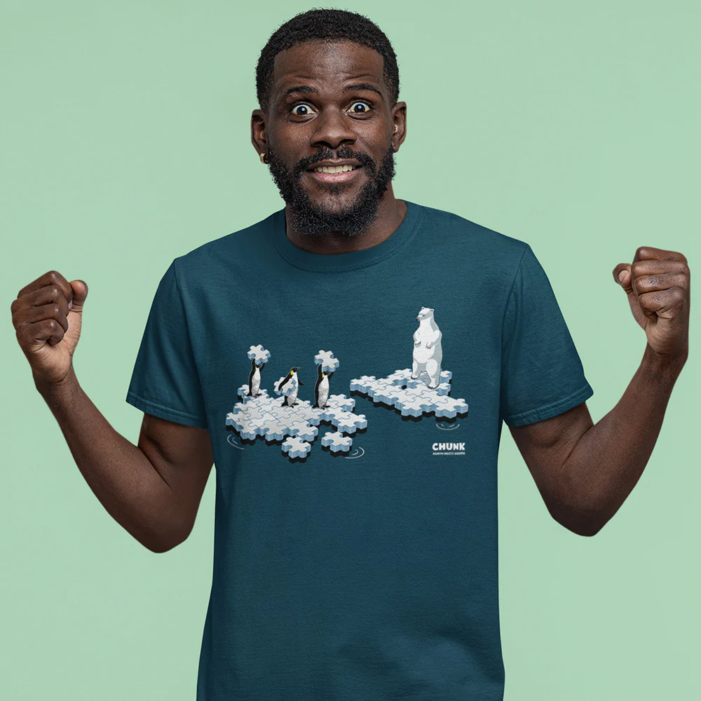 Problem Solving Denim Blue T-Shirt - Image 2