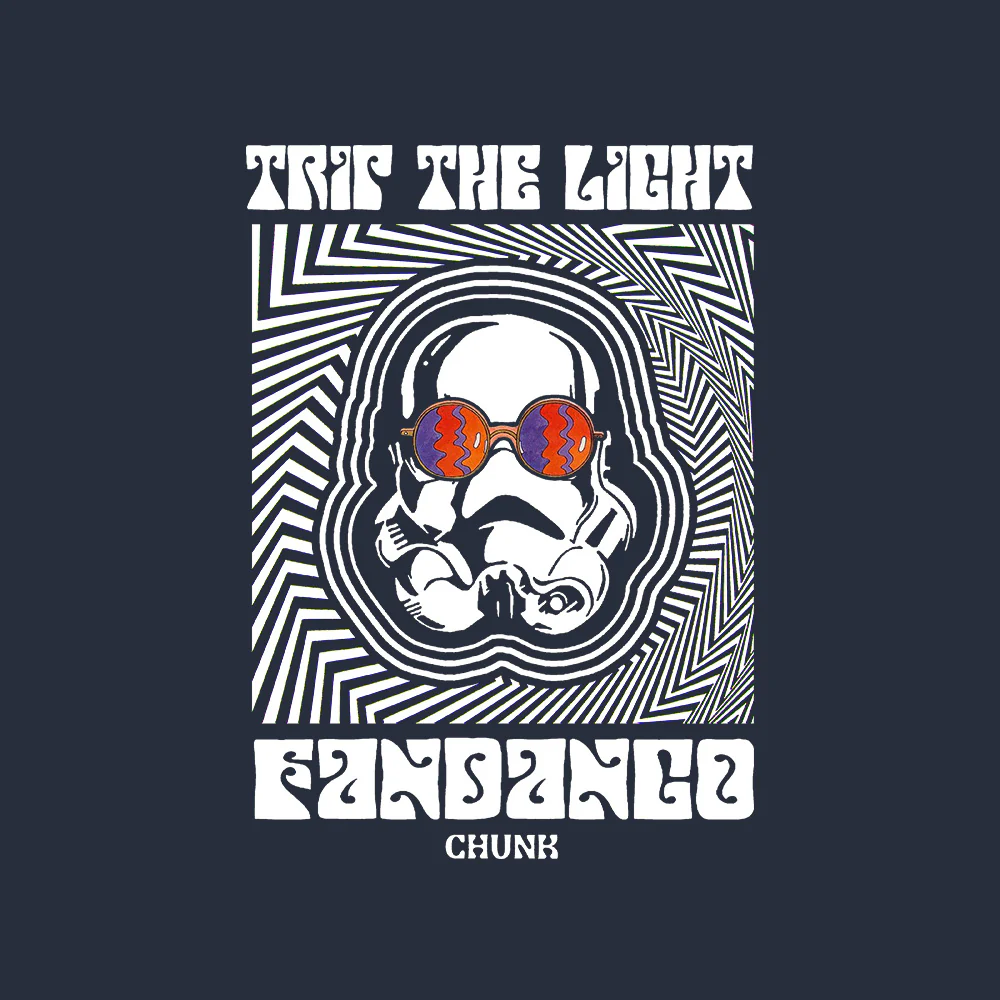Psychedelic Trooper French Navy Hoodie - Image 2