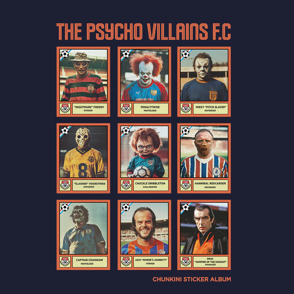 Psycho Villains Navy Sweatshirt - Image 3