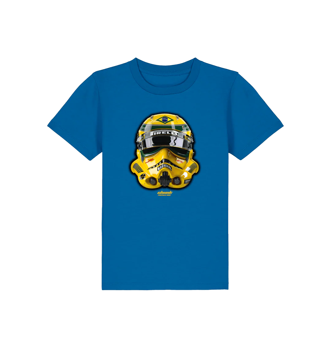 Racing Trooper Royal Blue Kids T-Shirt - Image 2