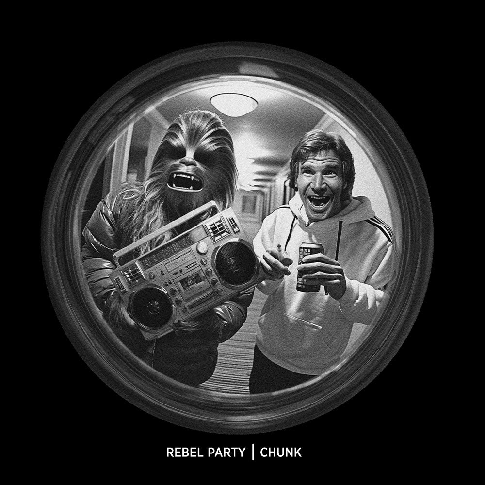 Rebel Party Black T-Shirt - Image 2