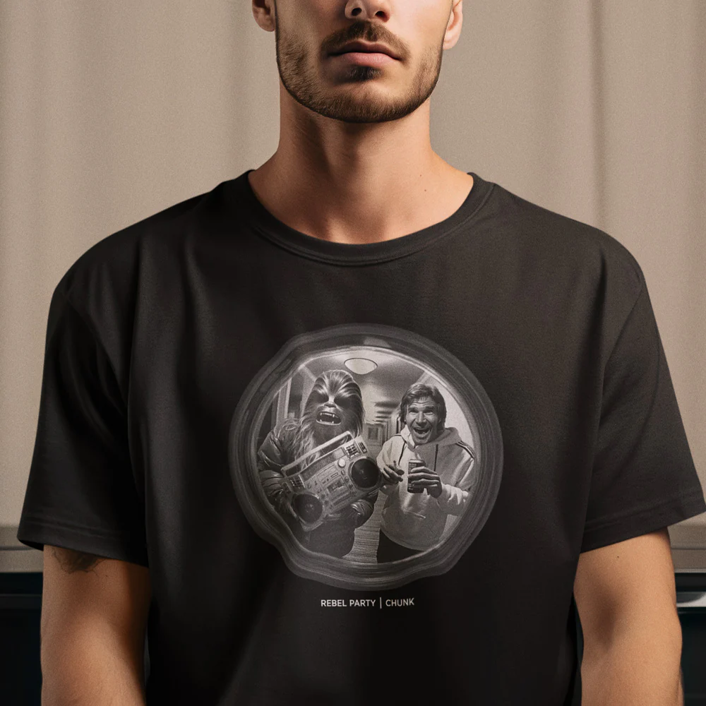 Rebel Party Black T-Shirt - Image 3