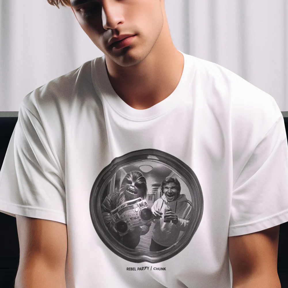 Rebel Party White T-Shirt - Image 2