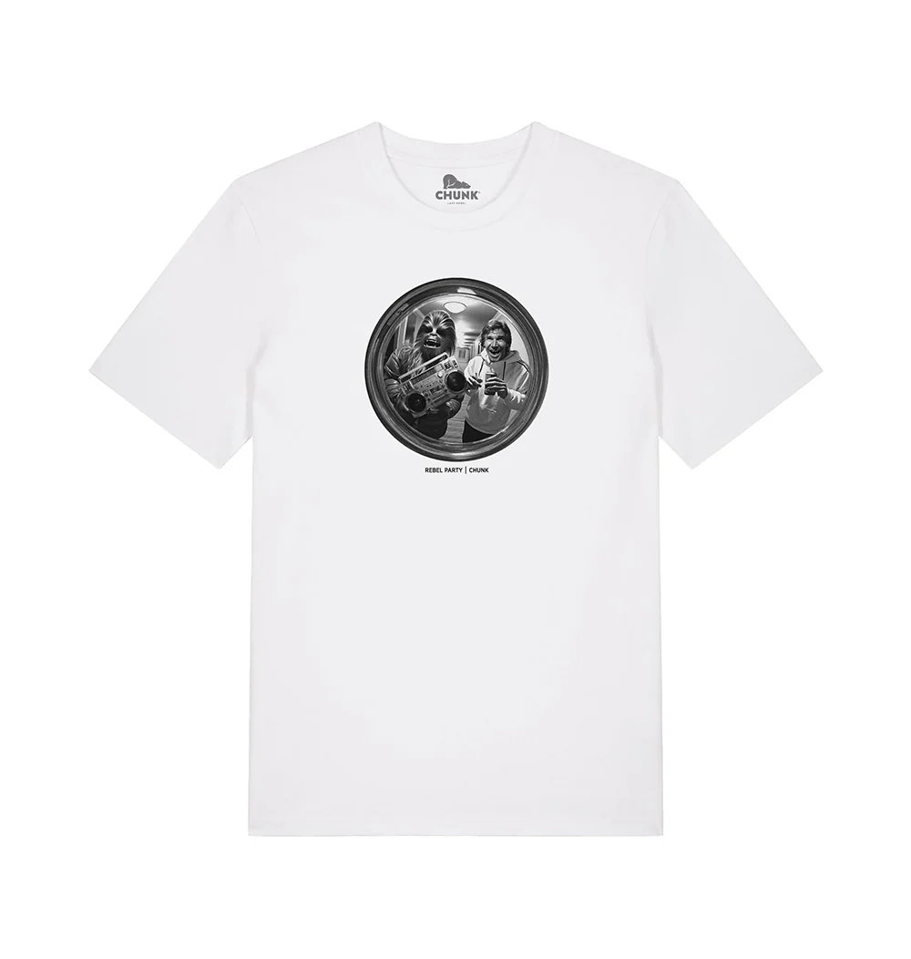 Rebel Party White T-Shirt Plus